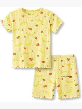 Toddler & Little Girls Pajama Set Shorts PJ Spring Set Size 2T-10